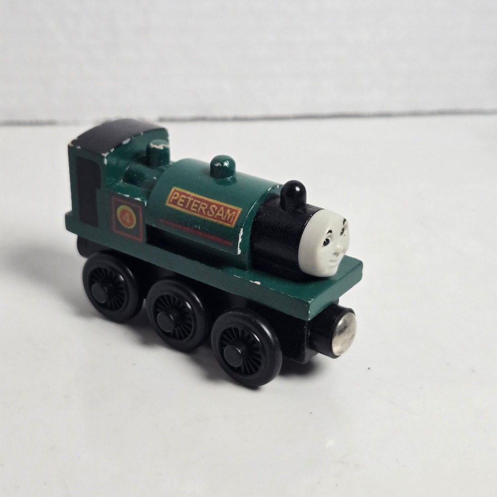 Thomas Wooden Railway Peter Sam Vintage Narrow Gauge Engine Train #1